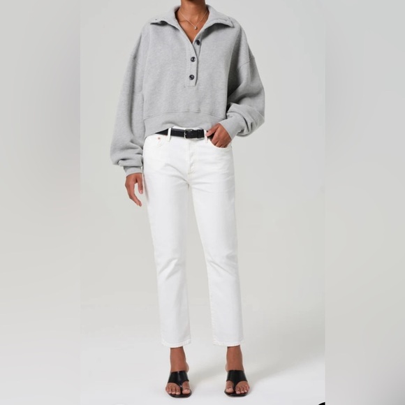 Citizens of Humanity Emerson Slim Boyfriend White Classic Jeans SZ 31 - Picture 1 of 16